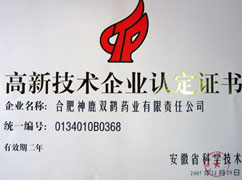 高新技術(shù)企業(yè)認(rèn)定證書(shū)